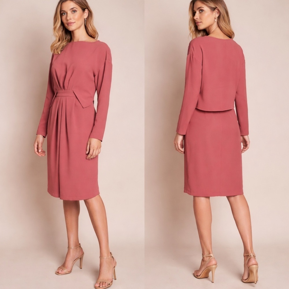 RACHEL COMEY PALOMA DRESS RUST 6